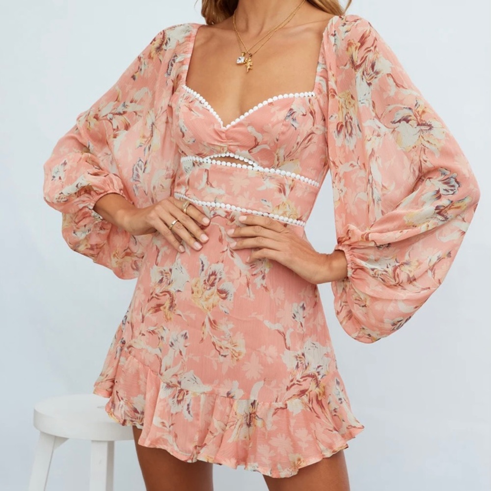 Hello molly peach dress